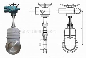DMZ73H-10 DN300手動暗桿刀型閘閥